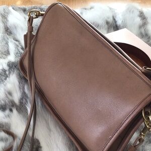 Vintage Coach converts wristlet to shoulder  Bag with Structured Shape